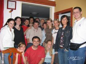 Caramellí setkání "jen tak" u Terezky. Rok 2008. Přišla i Jarka a Tomáš Lorenc...  » Click to zoom ->